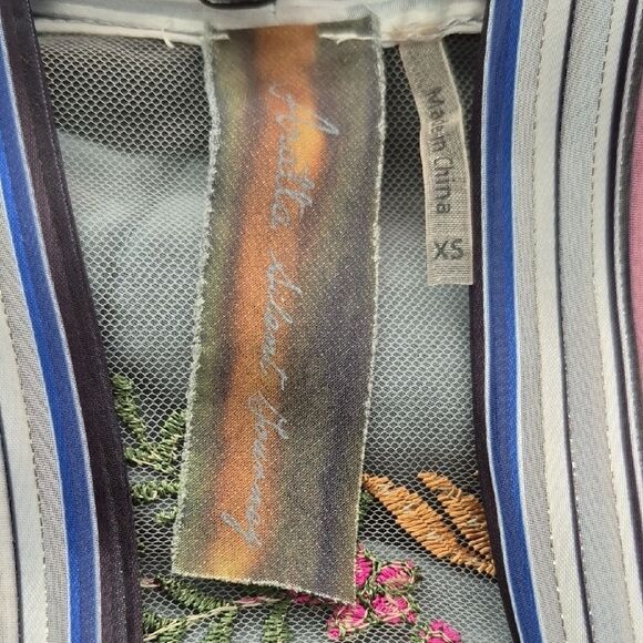 Aratta Jade Embroidered Mesh Duster Size XS - Picture 16 of 16